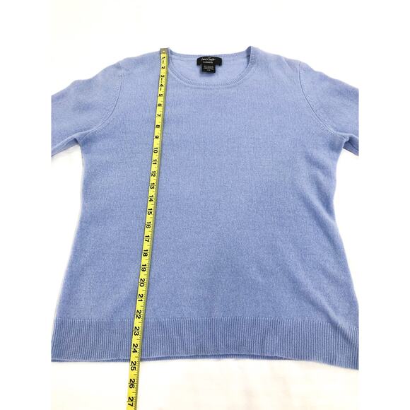 Lord and Taylor Essential 100% Cashmere Crewneck Sweater - Picture 6 of 8